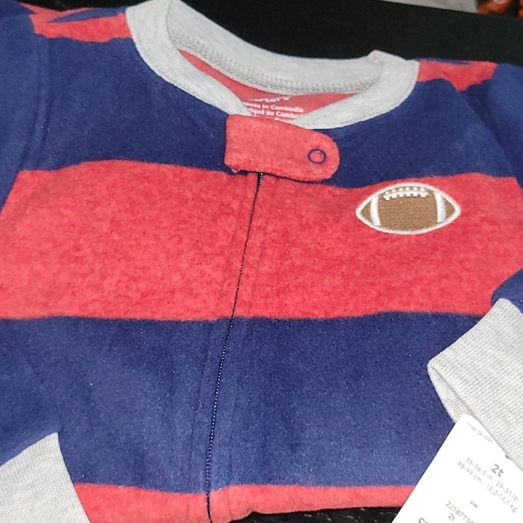 Boys Carter's Thermal Sleeper 2 Toddler - Picture 1 of 3